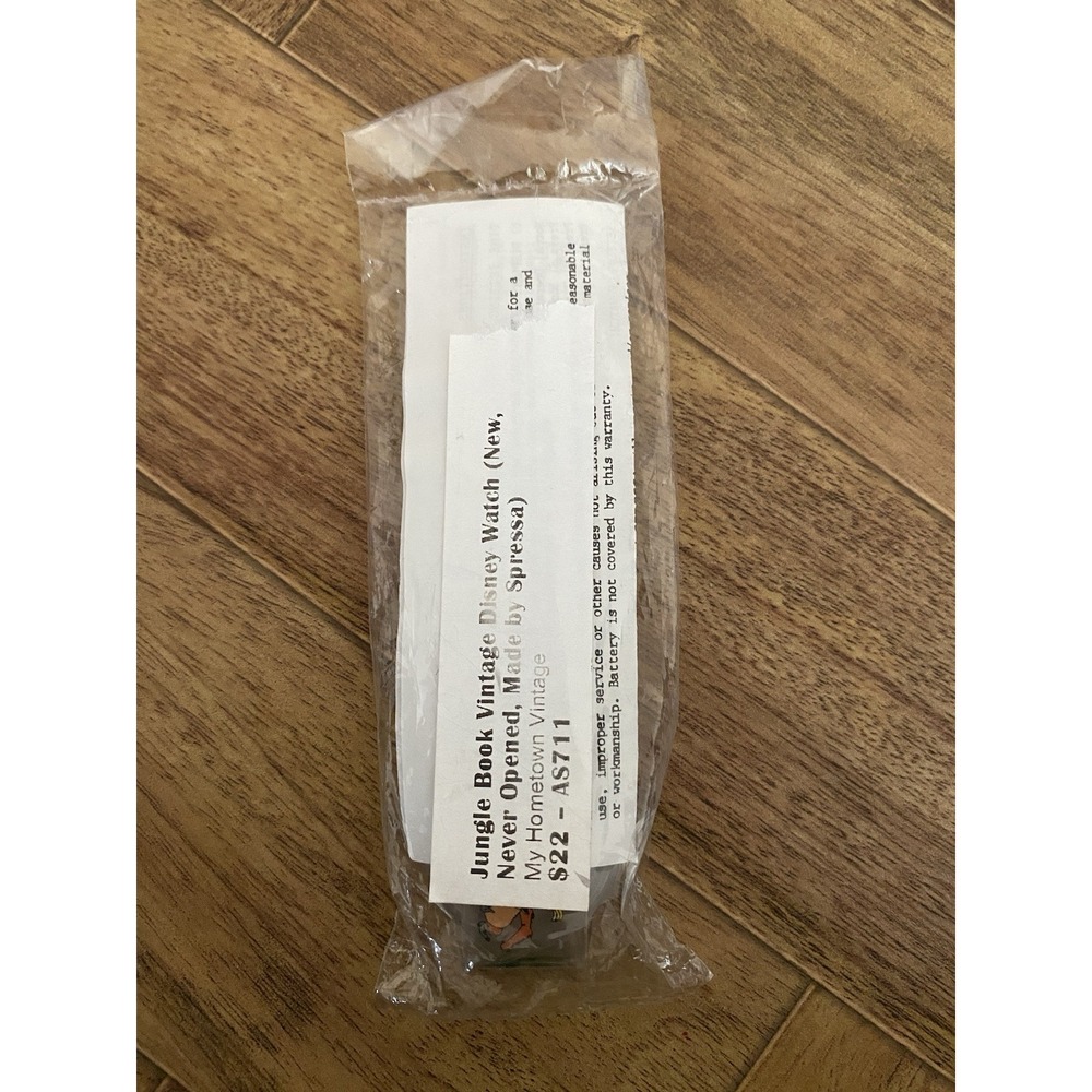 Vintage 1990 Disney Jungle Book Digital Watch Sealed Promo Mowgli Untested - Picture 7 of 7
